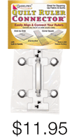 Quilt Ruler Connector by Guidelines4Quilting