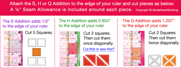 Finished Size Quilting by Guidelines4Quilting