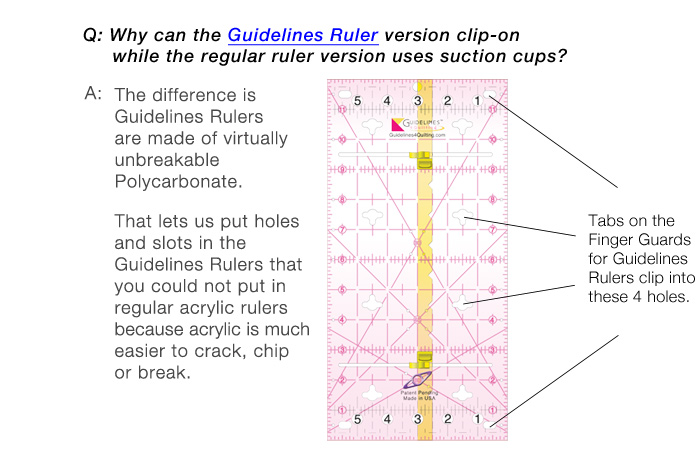 Quilt Ruler Connector by Guidelines4Quilting