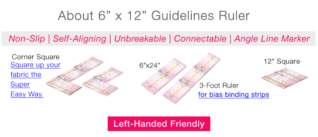 About Guidelines Rulers by Guidelines4Quilting