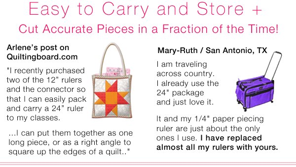 Testimonial on Guidelines Ruler by Guidelines4Quilting