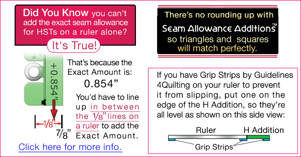 Seam Allowance Story by Guidelines4Quilting