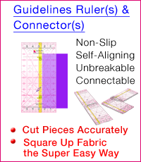 Guidelines Rulers and Ruler Sets by Guidelines4Quilting
