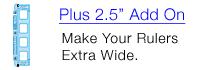 Plus 2.5" Add-On by Guidelines4Quilting