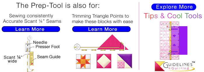 Links to More Tips & Cool Tools by Guidelines4Quilting