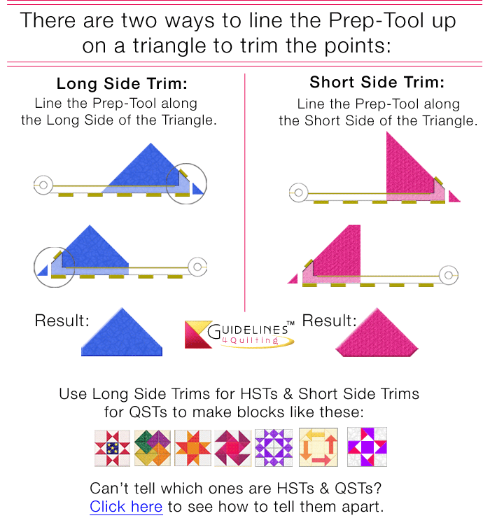 How to tell HSTs & QSTs apart by Guidelines4Quilting