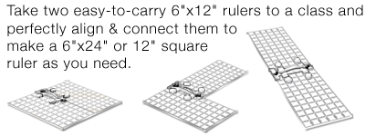 Quilt Ruler Connector by Guidelines4Quilting