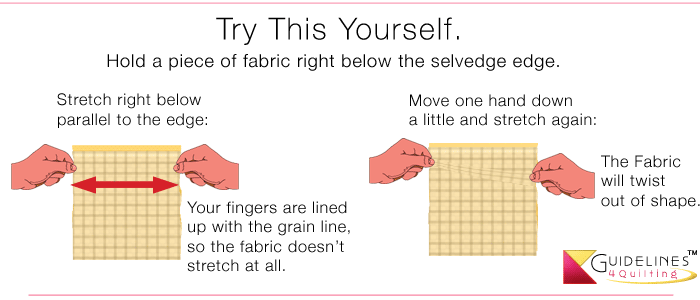 How accurately squareing up fabric helps accurate piecing
