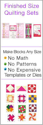 Finished Size Quilting Sets by Guidelines4Quilting
